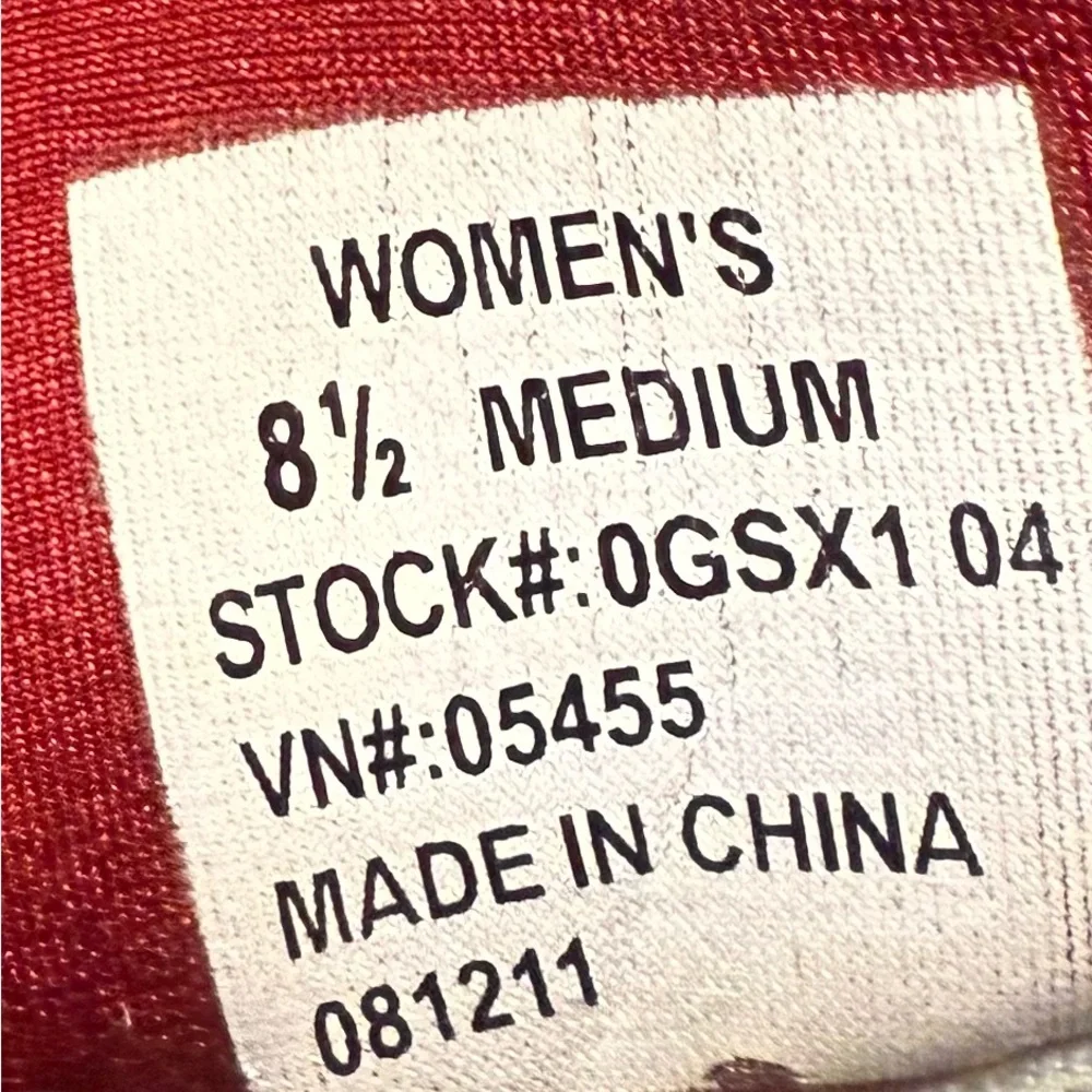 LL Bean Tek 2.5 Dri-Lex Boots Slip On Woman’s Red Grey Slip on Outdoor Hiking8.5